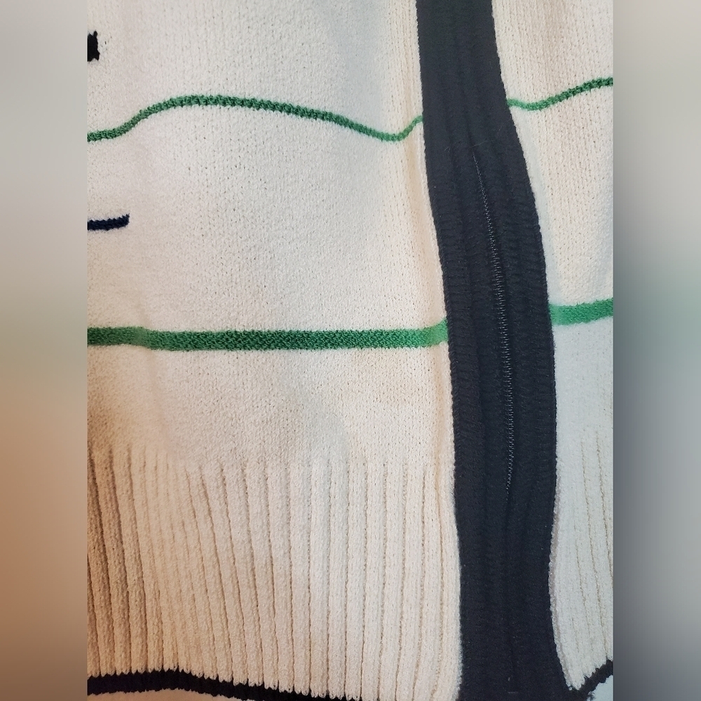 St.John Sport Wool Blend Zip Up Sweater Size Small - Picture 9 of 14